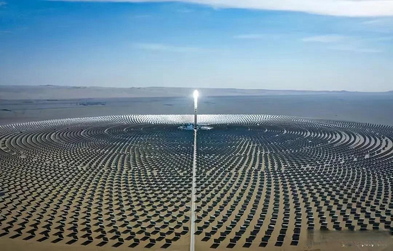 Exploring the "super mirror power station" in the Gobi Desert - Shouhang High-tech Dunhuang 100MW molten salt tower solar thermal power station